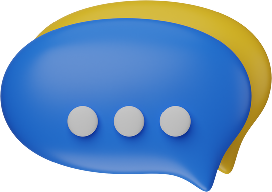 speech bubble 3d